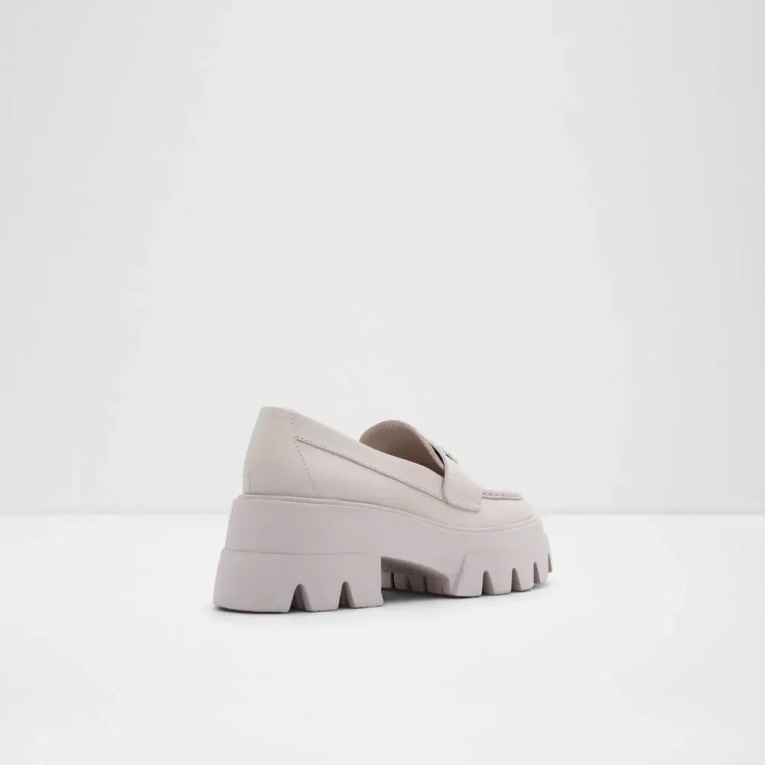 Mocasines Aldo Otro Gris Grandwalk Para Mujer Con Suela Dentada