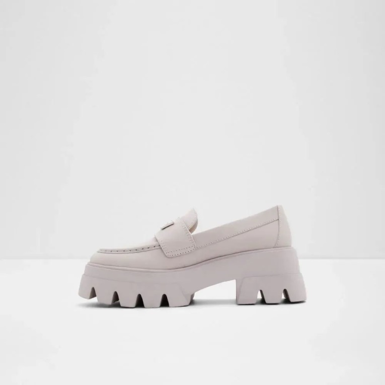 Mocasines Aldo Otro Gris Grandwalk Para Mujer Con Suela Dentada