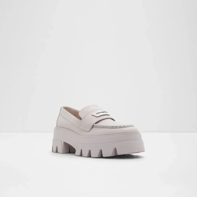 Mocasines Aldo Otro Gris Grandwalk Para Mujer Con Suela Dentada