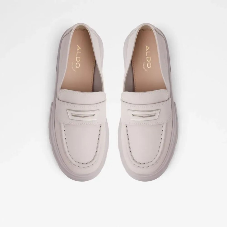 Mocasines Aldo Otro Gris Grandwalk Para Mujer Con Suela Dentada