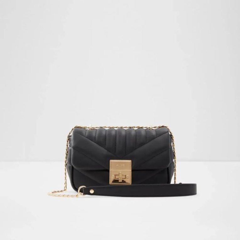 Bolso Bandolera De Mujer Aldo Haowia Negro De Moda