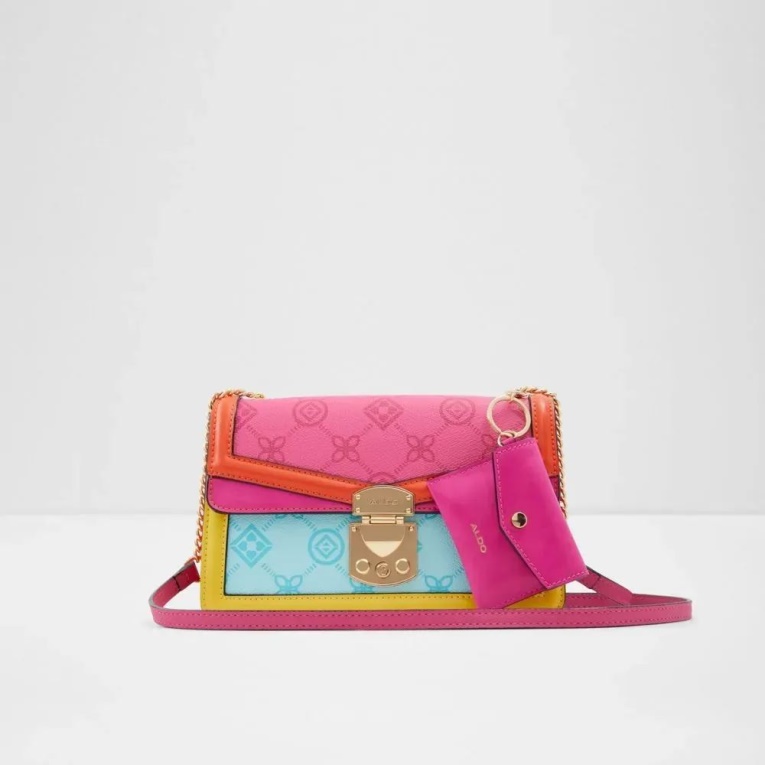 Bolso De Mano De Mujer Iconiccolore Bandolera Moda Rosa Claro Aldo