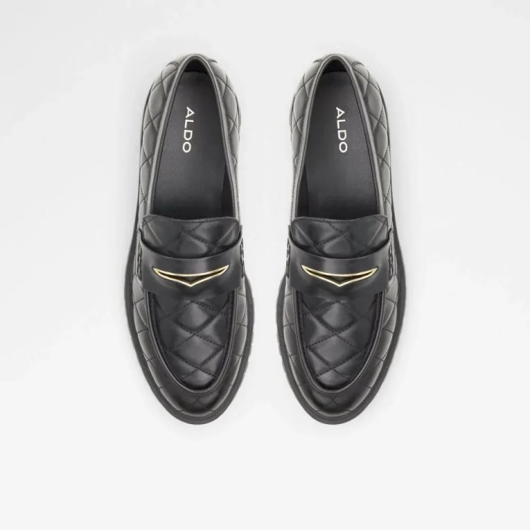 Mocasines Aldo Con Suela Acolchada Para Mujer De Moxy Negro De Moda