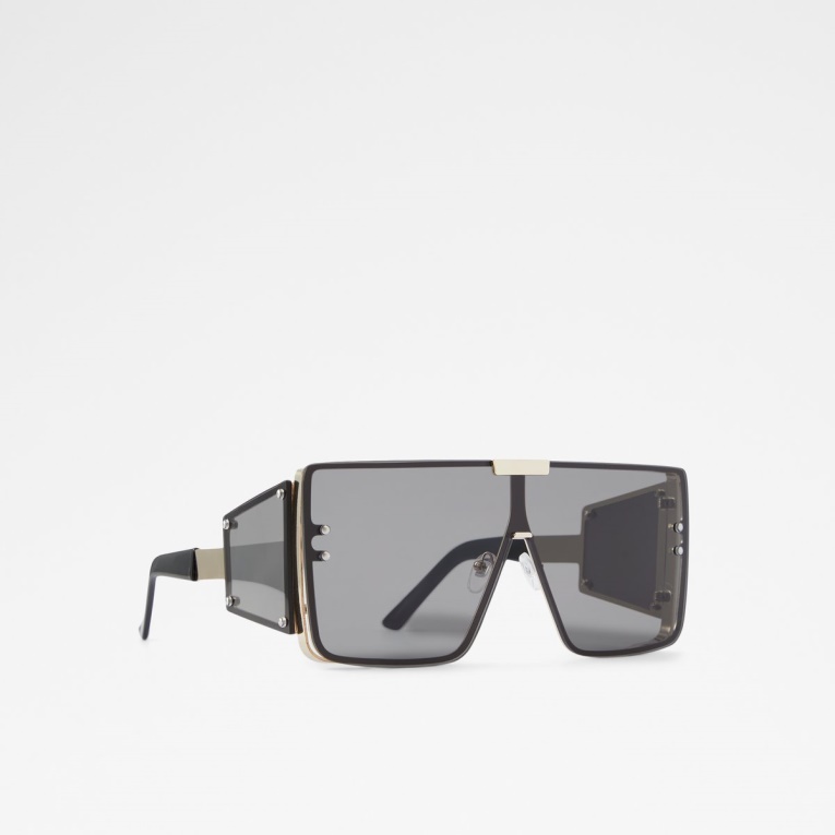 Aldo Fashion Ebabrissi Gafas De Sol Cuadradas Negro-oro Multi