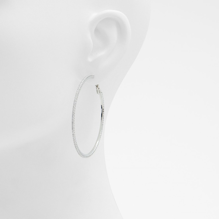 Pendientes Enobrentar De Aldo Last Chance De Plata Transparente Multi Fashion