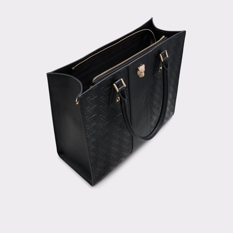 Bolso Tote Negro De Moda Aldo Enzobaro