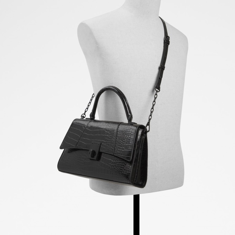 Aldo Fashion Eoweveth Bolso Con Asa Superior Negro