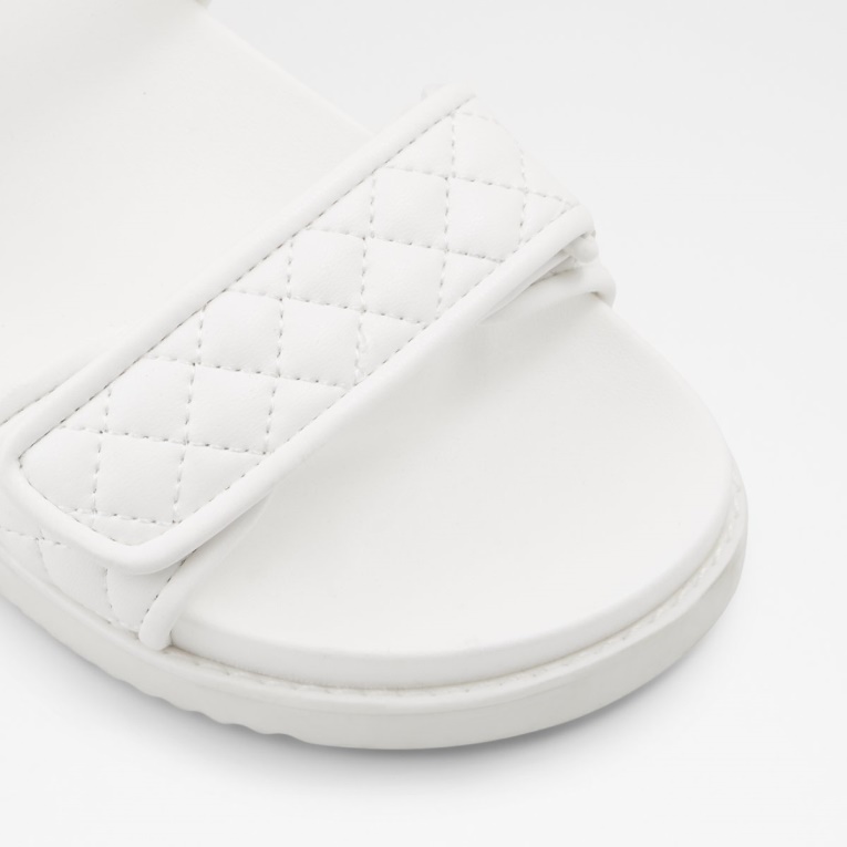 Aldo Fashion Eowiliwia Sling Back Sandalia Blanco