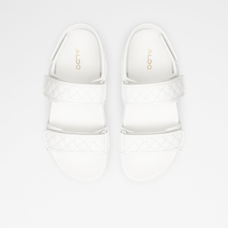 Aldo Fashion Eowiliwia Sling Back Sandalia Blanco