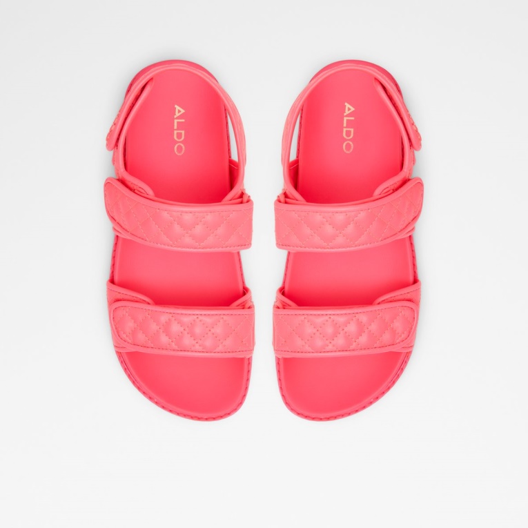 Aldo Eowiliwia Sandalias Planas Con Tira Trasera Rosa Brillante Moda