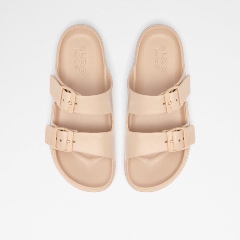 Moda Aldo Eteiven Slide Sandalia Hueso
