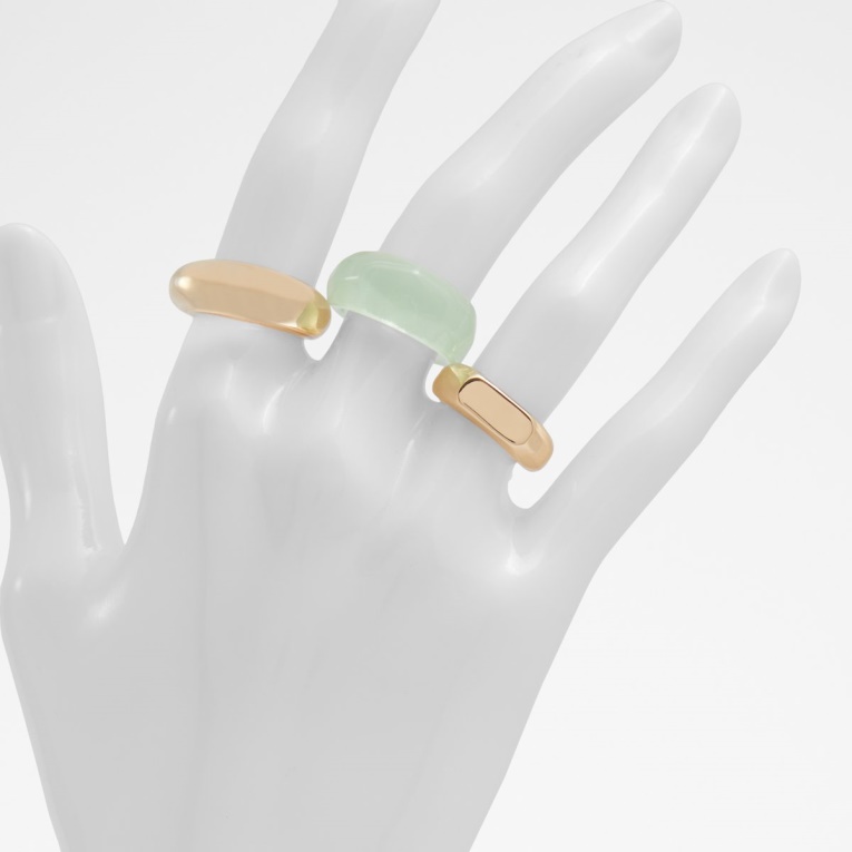 Moda Aldo Farabentar Anillo Verde Claro