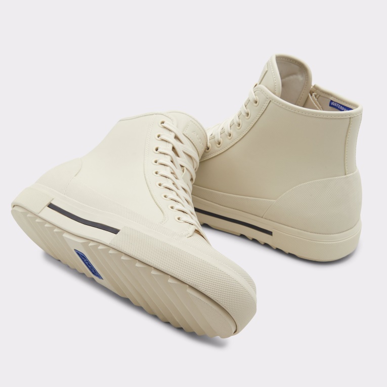 Moda Aldo Recién Llegado Freesole High Top Sneaker Cup Sole Beige Claro
