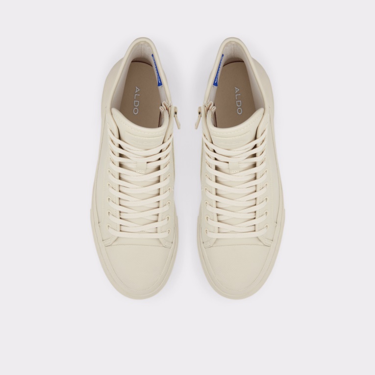 Moda Aldo Recién Llegado Freesole High Top Sneaker Cup Sole Beige Claro