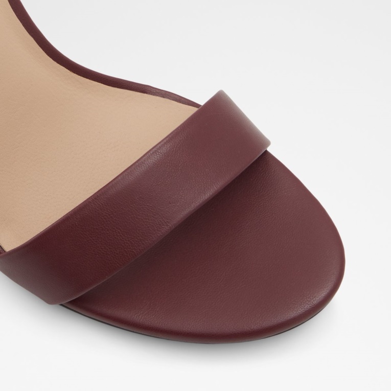 Frilajan Sandalia Tacón Bloque Bordo Aldo Fashion