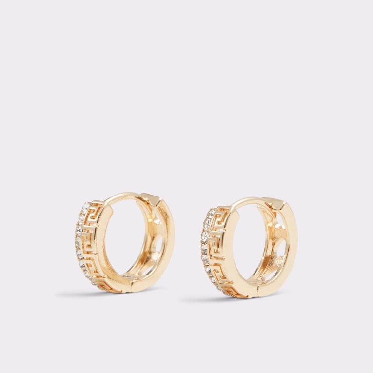 Aretes Fyg Multi Last Chance De Oro Transparente De Moda Aldo