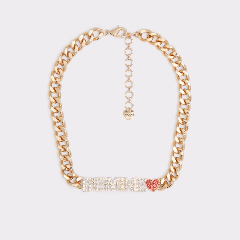 Collar Rojo De Moda Aldo Galocan
