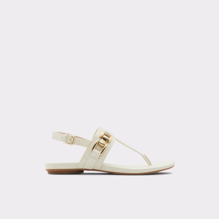 Gannamaryn T-strap Sandalia Moda Aldo Blanco