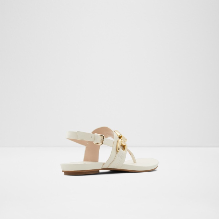 Gannamaryn T-strap Sandalia Moda Aldo Blanco