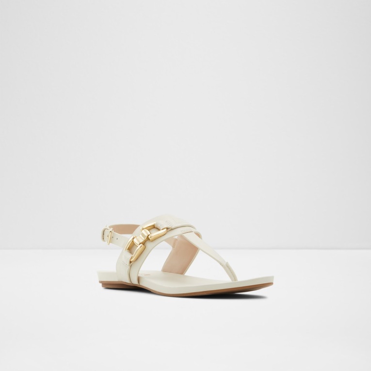 Gannamaryn T-strap Sandalia Moda Aldo Blanco