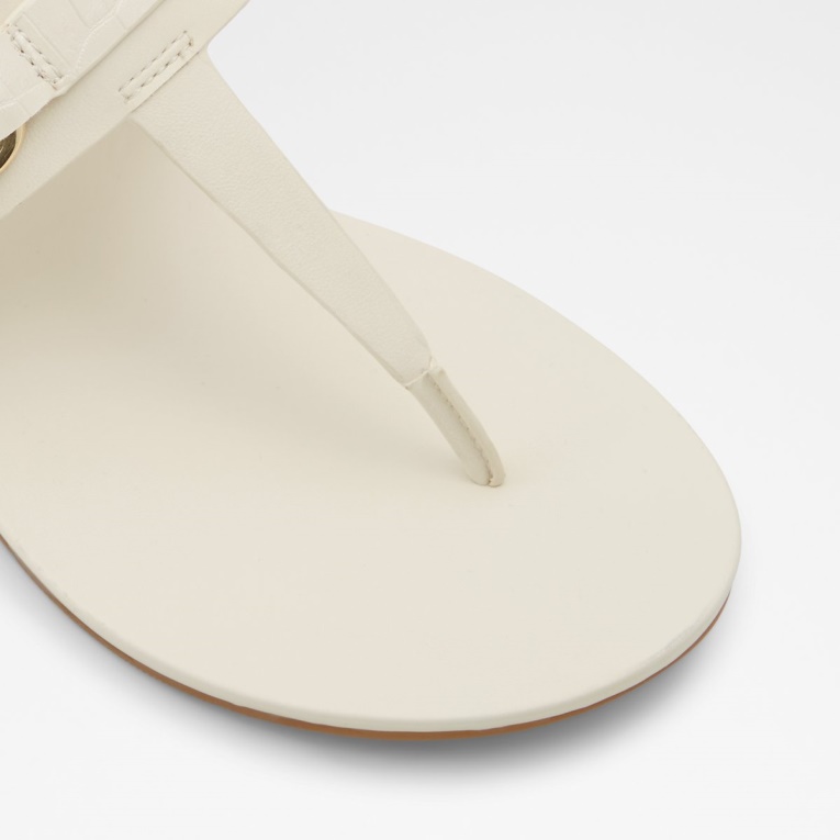 Gannamaryn T-strap Sandalia Moda Aldo Blanco