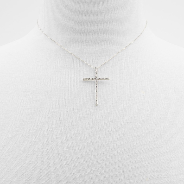 Aldo Plata Transparente Collar De Alcatraces Multi Moda