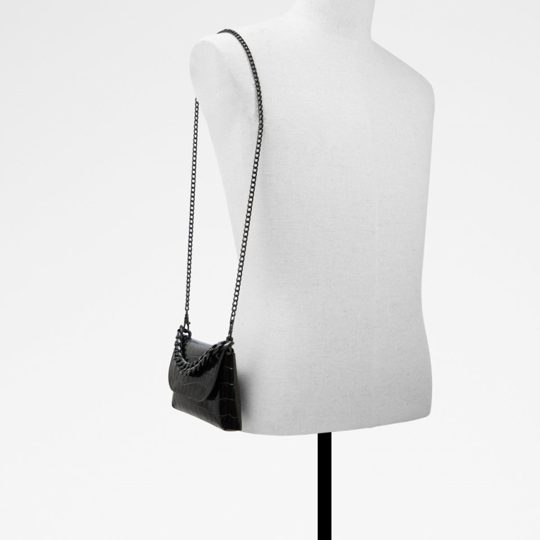 Aldo Fashion Glamverse Cinturón Negro