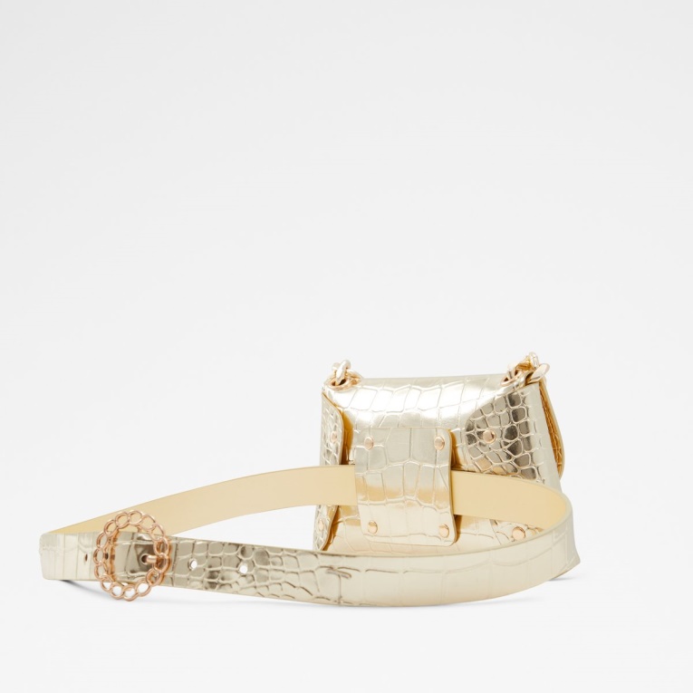 Aldo Fashion Agotado Glamverse Cinturón Dorado