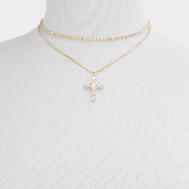 Glencloy Collar Moda Dorado-transparente Multi Aldo