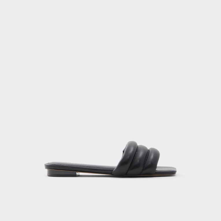 Sandalia De Moda Negra Aldo Goani Slide