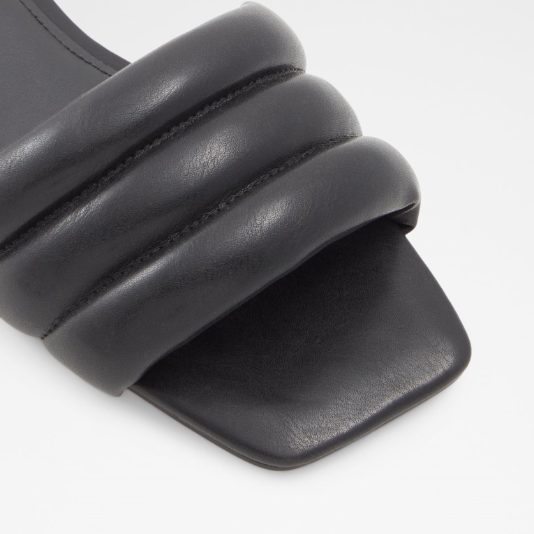 Sandalia De Moda Negra Aldo Goani Slide