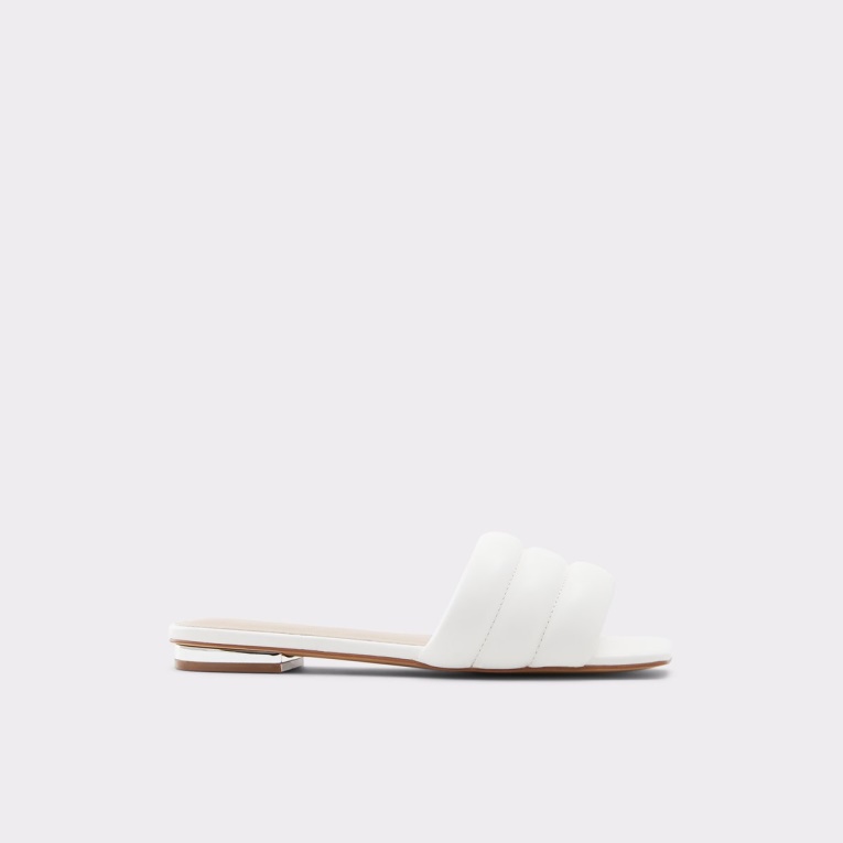 Aldo Fashion Goani Slide Sandalia Blanco