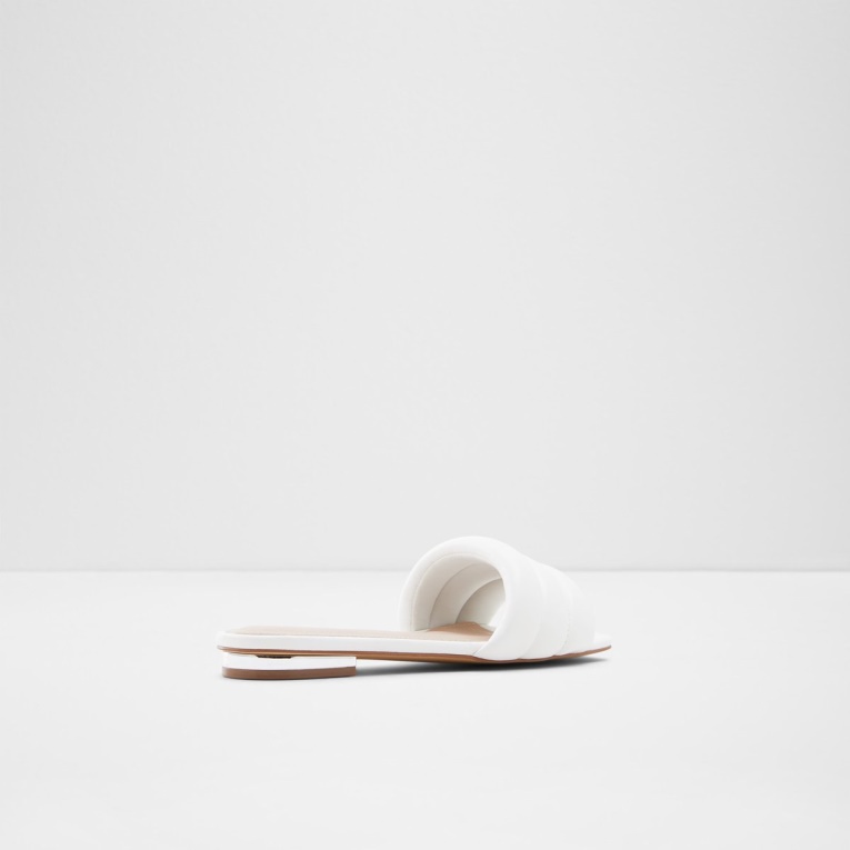 Aldo Fashion Goani Slide Sandalia Blanco