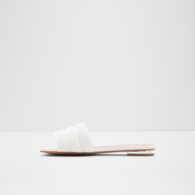 Aldo Fashion Goani Slide Sandalia Blanco