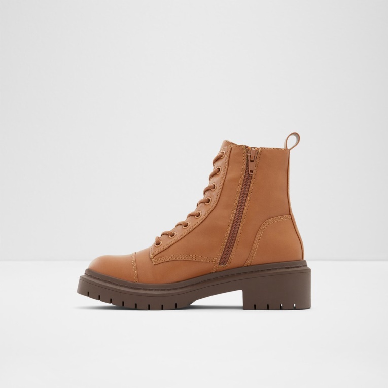 Goer Botas De Combate Suela De Orejeta Moda Cognac Aldo