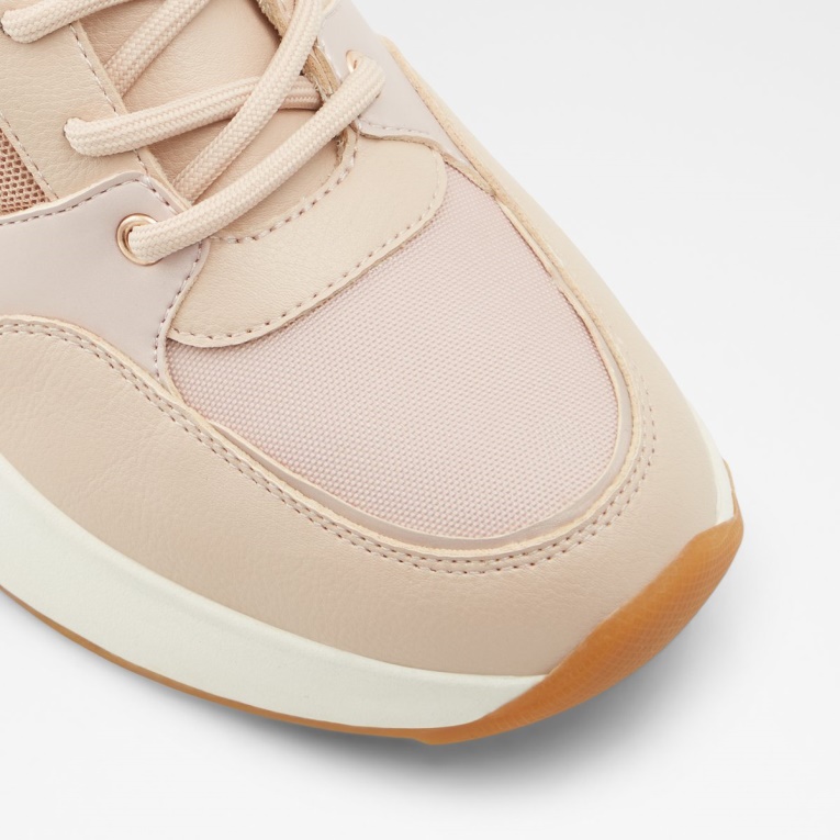 Goodvibes Cuña Zapatilla De Deporte Micro Tacón De Cuña Aldo Moda Rosa Claro