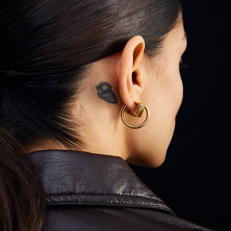 Pendientes De Granak De última Oportunidad De Moda De Oro De Aldo