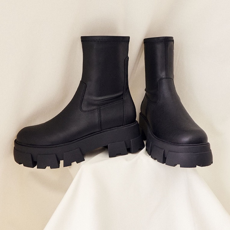 Botines De Plataforma Con Suela De Aldo Recién Llegados Con Suela Negra