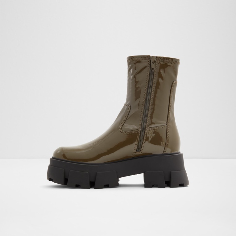 Caqui Grandsole Plataforma Botín Suela Dentada Aldo Fashion