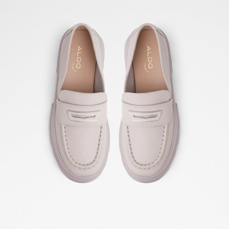 Mocasines Grandwalk De Moda Gris De Aldo Con Suela Dentada