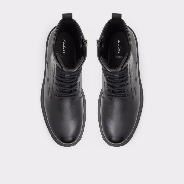 Moda Cuero Negro Liso Graveldiver Aldo