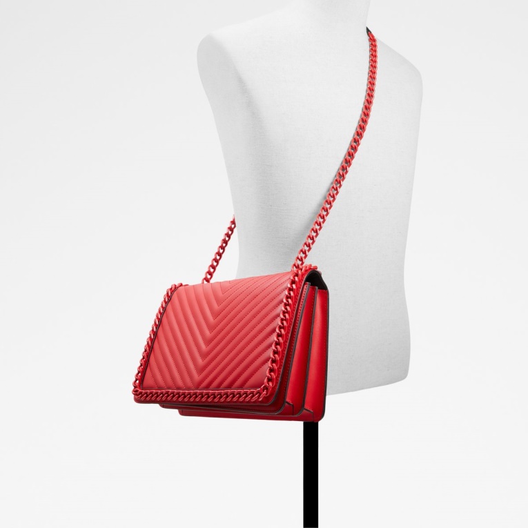 Aldo Bolso Bandolera Rojo Fashion Greenwald