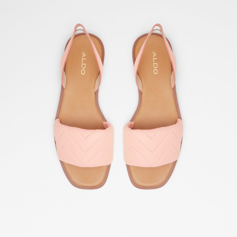 Sandalia Plana Grirawiaflex De Aldo Fashion Naranja Claro