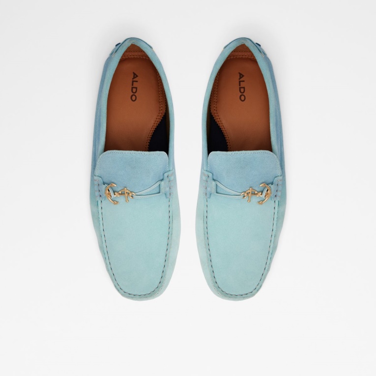 Zapato De Conducción Aldo Guyaume Azul De Moda