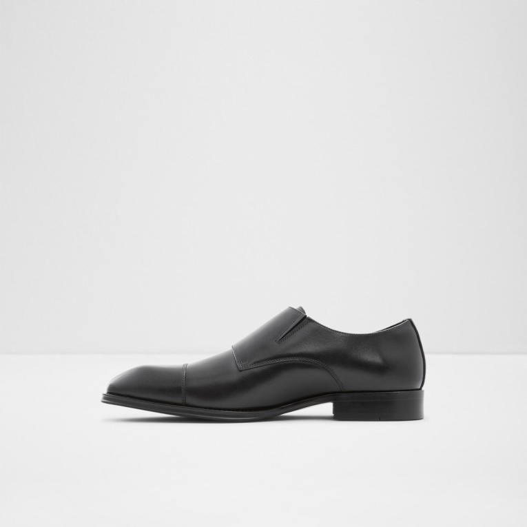 Gwedriloth Mocasín Con Correa De Monje Moda Aldo Negro