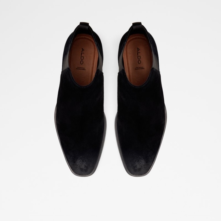 Cuero Negro Ante Aldo Fashion Gweracien