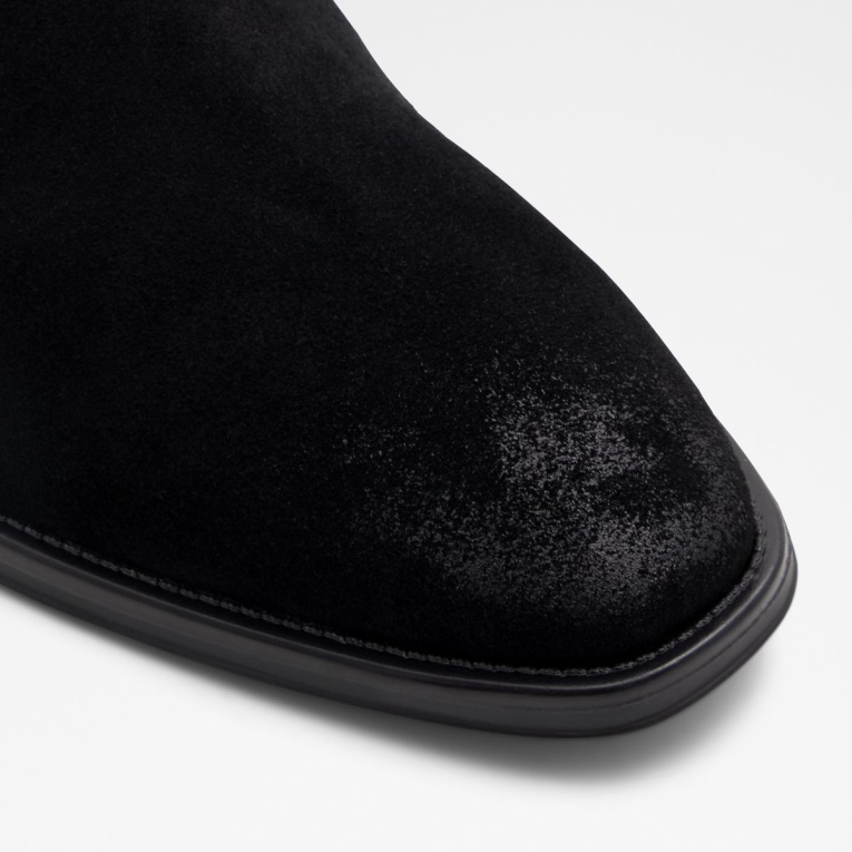 Botines Chelsea De Moda De Ante Negros De Aldo Gweracien