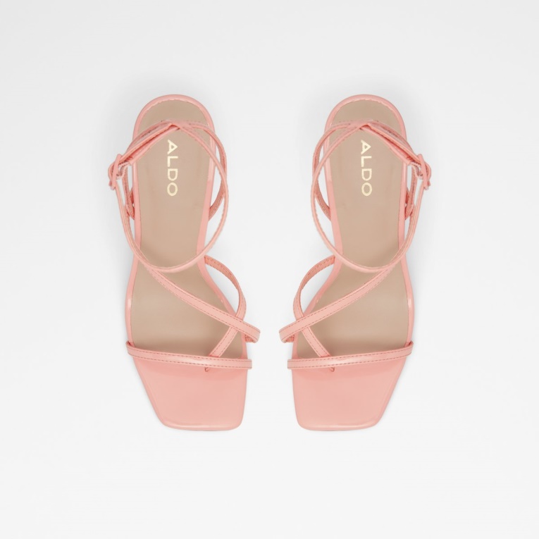 Hainiel Sandalia De Tiras Con Tacón Moda Naranja Claro Aldo