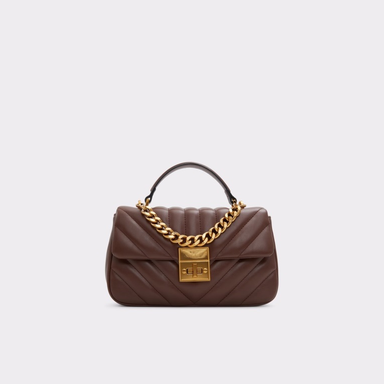 Moda Marrón Aldo Nueva Llegada Hayssx Bolso Con Asa Superior