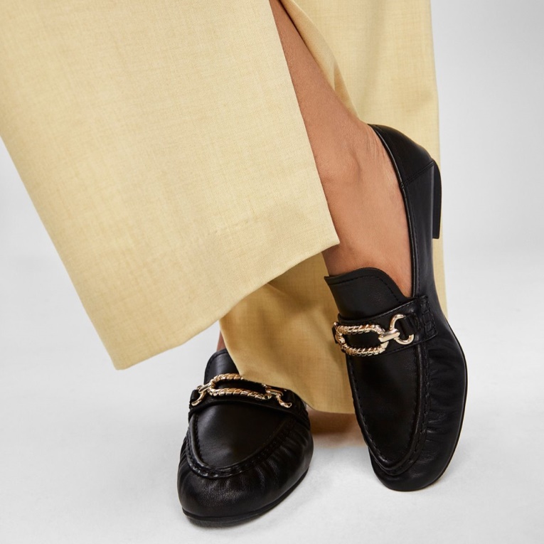 Aldo Hellen Mocasín Negro Moda